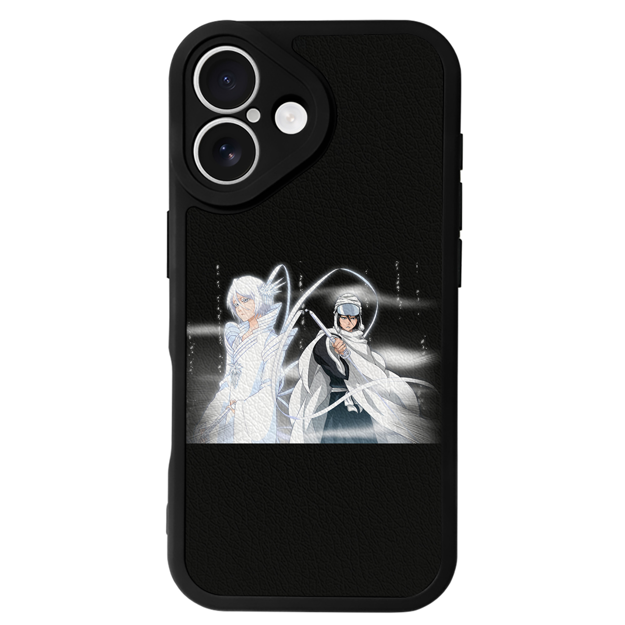 （画像用） ブリーチ 朽木ルキア BLEACH Kuchiki Rukia 【iPhone 16シリーズ対応】シリコンスマホケース（レザー調） 材質：シリコン